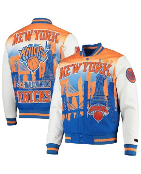 New York Knicks remix varsity full-zip jacket