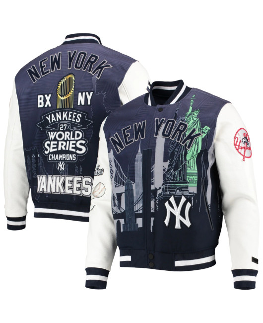 New York Yankees remix varsity full-zip jacket