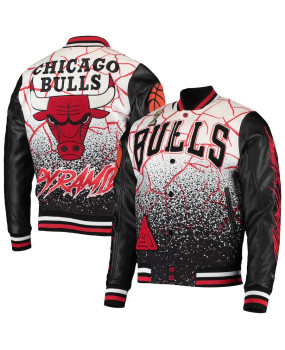 Men's Chicago Bulls remix varsity full-zip jacket