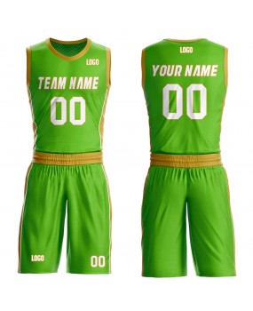 Custom Basketball Jerseys Set Design Names Numbers and Logo Aqua and Gold